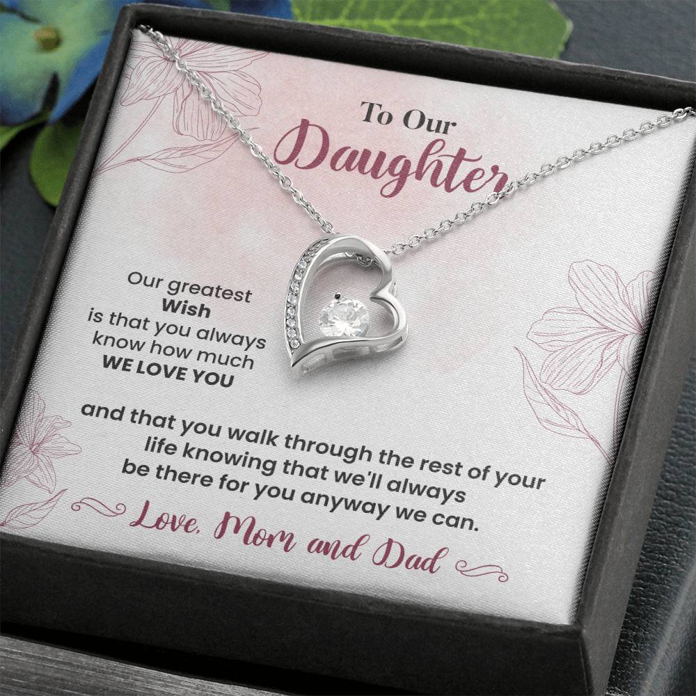 Daughter Gift from Mom and Dad – Love You Always Card
