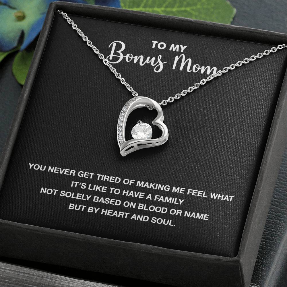 To My Bonus Mom Bonus Mom Necklace Gift Bonus Mom Appreciation Jewelry Meaningful Necklace For Bonus Mom Necklace From Daughter To Bonus Mom Special Bond Bonus Mom Jewelry Sentimental Gift For Bonus Mom Bonus Mom Special Occasion Necklace