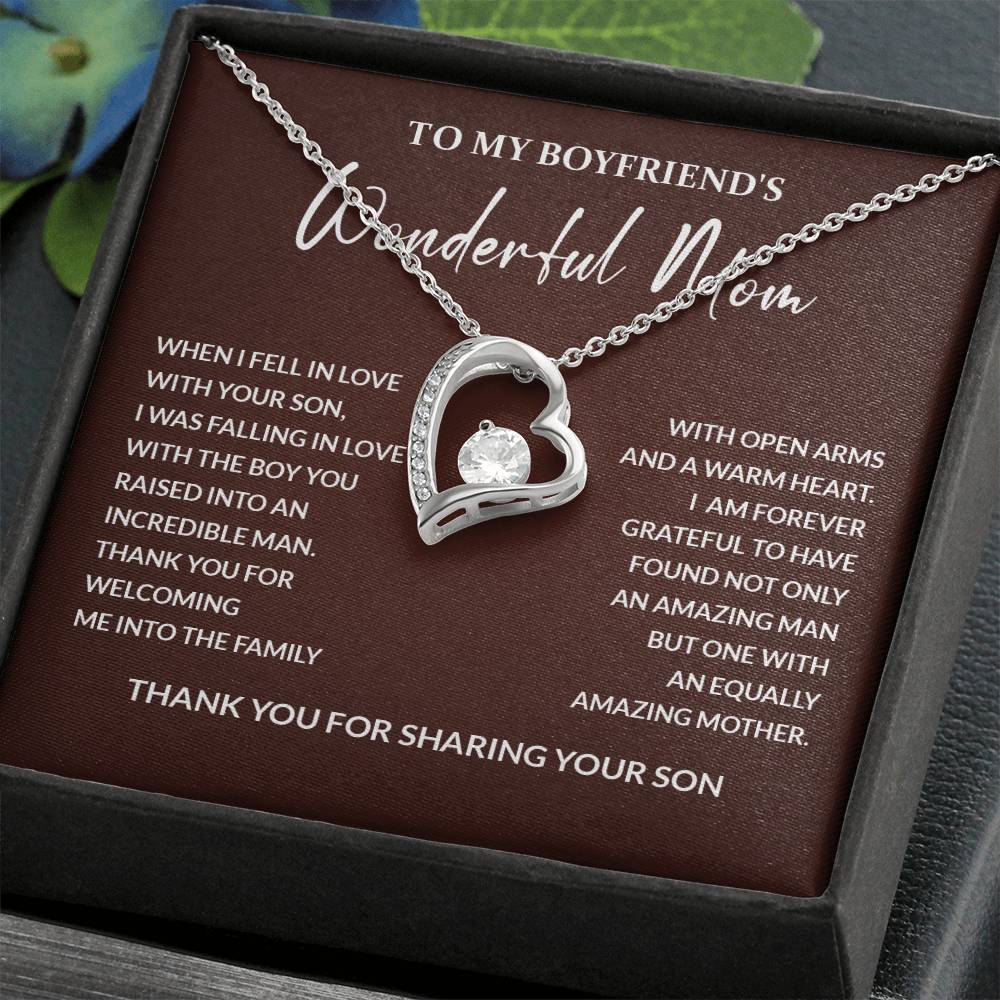Boyfriend’s Mom Gift – Thank You for Raising an Amazing Son