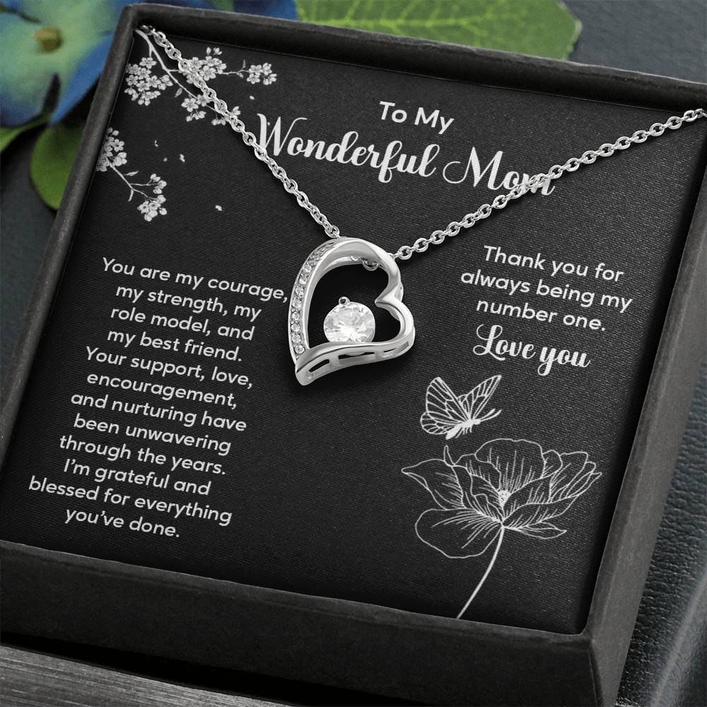 Mother's Day Gift from Daughter – Message Card Jewelry Box