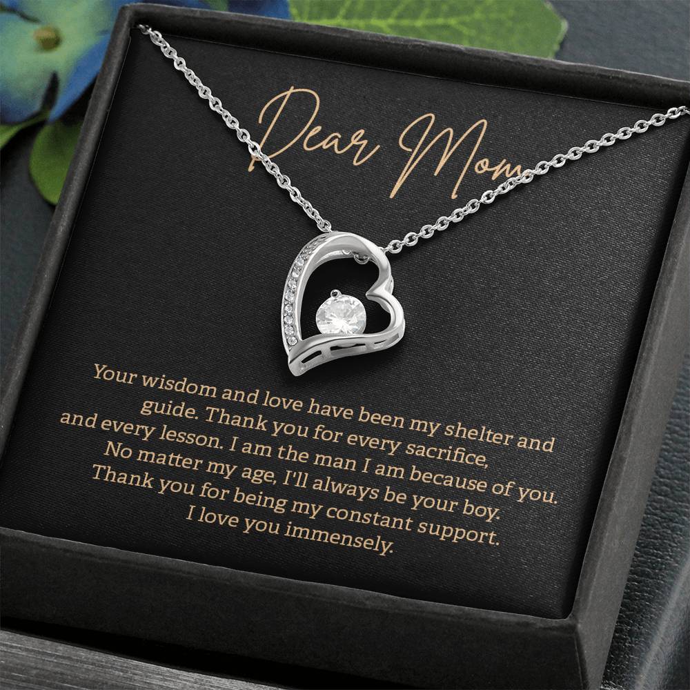 Mom Necklace from Son – Love and Gratitude Gift