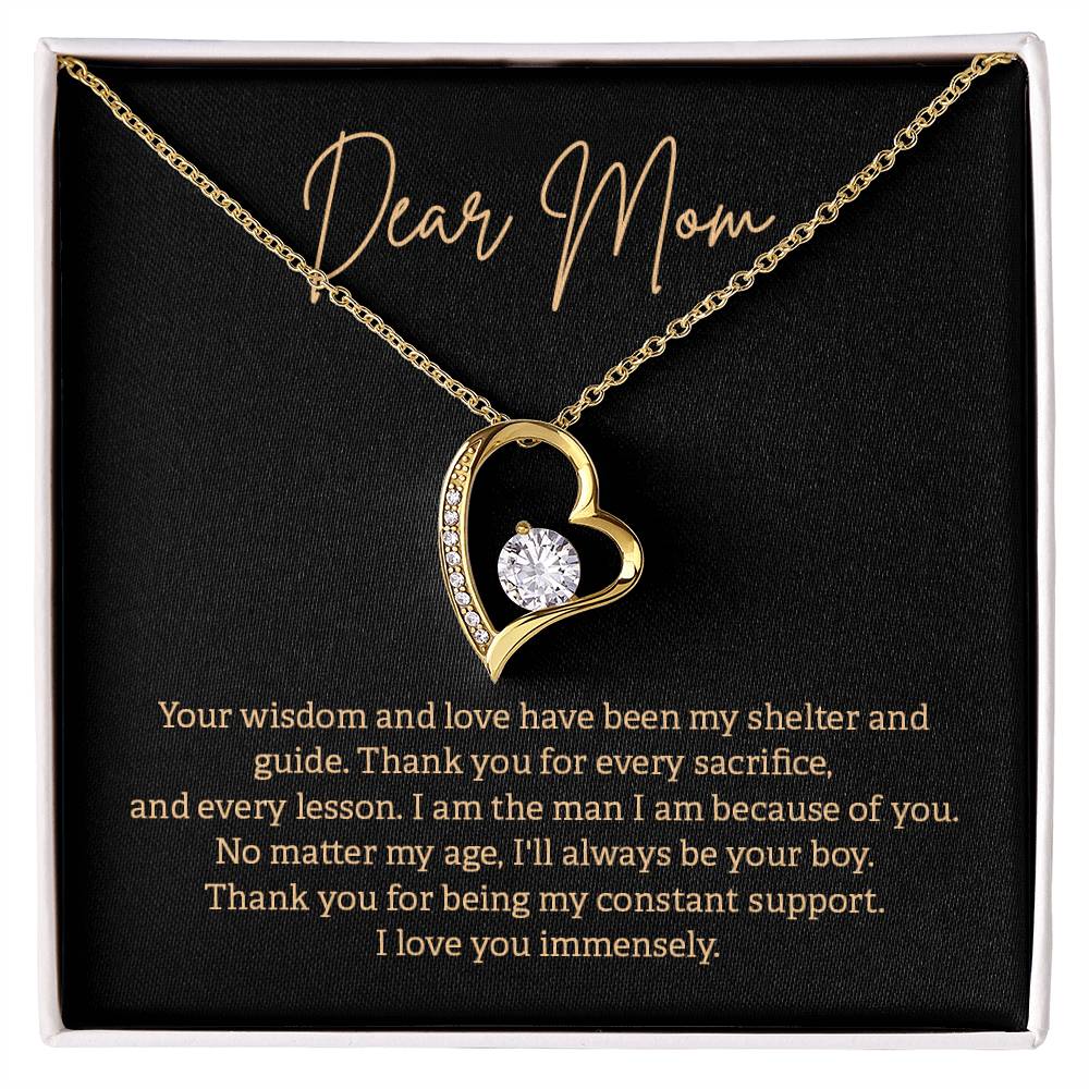 Mom Necklace from Son – Love and Gratitude Gift