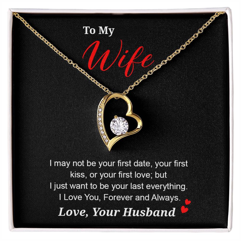 Wife Necklace Gift from Husband – Romantic Love Message