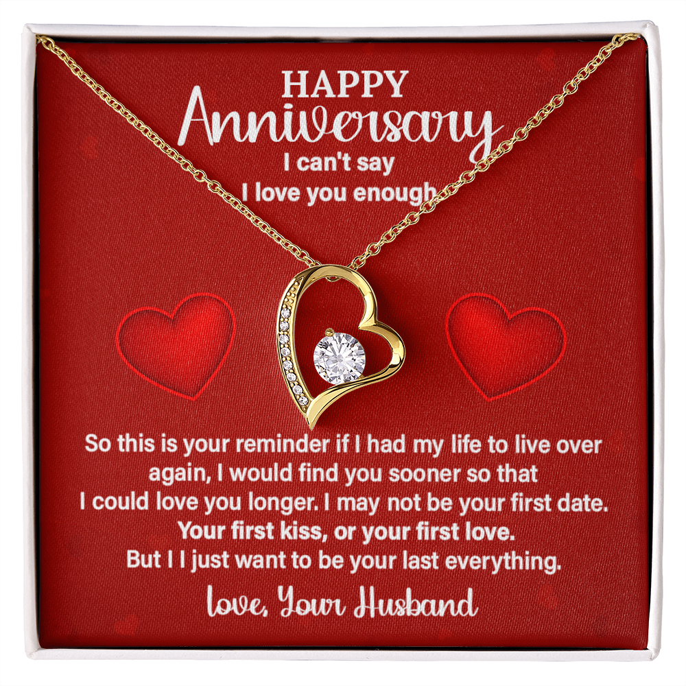 Anniversary Necklace – Promise Gift For Wife