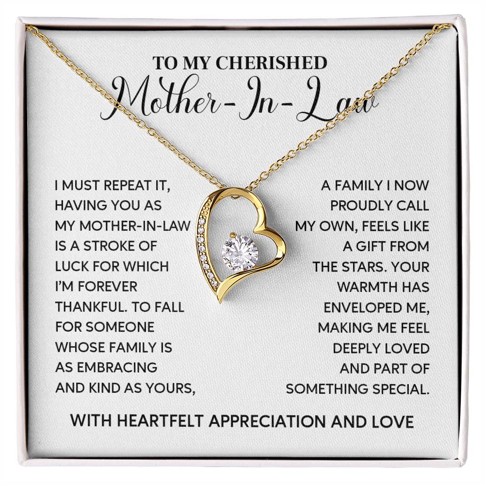 Heartfelt Mother-In-Law Gift from Bride with Appreciation Note