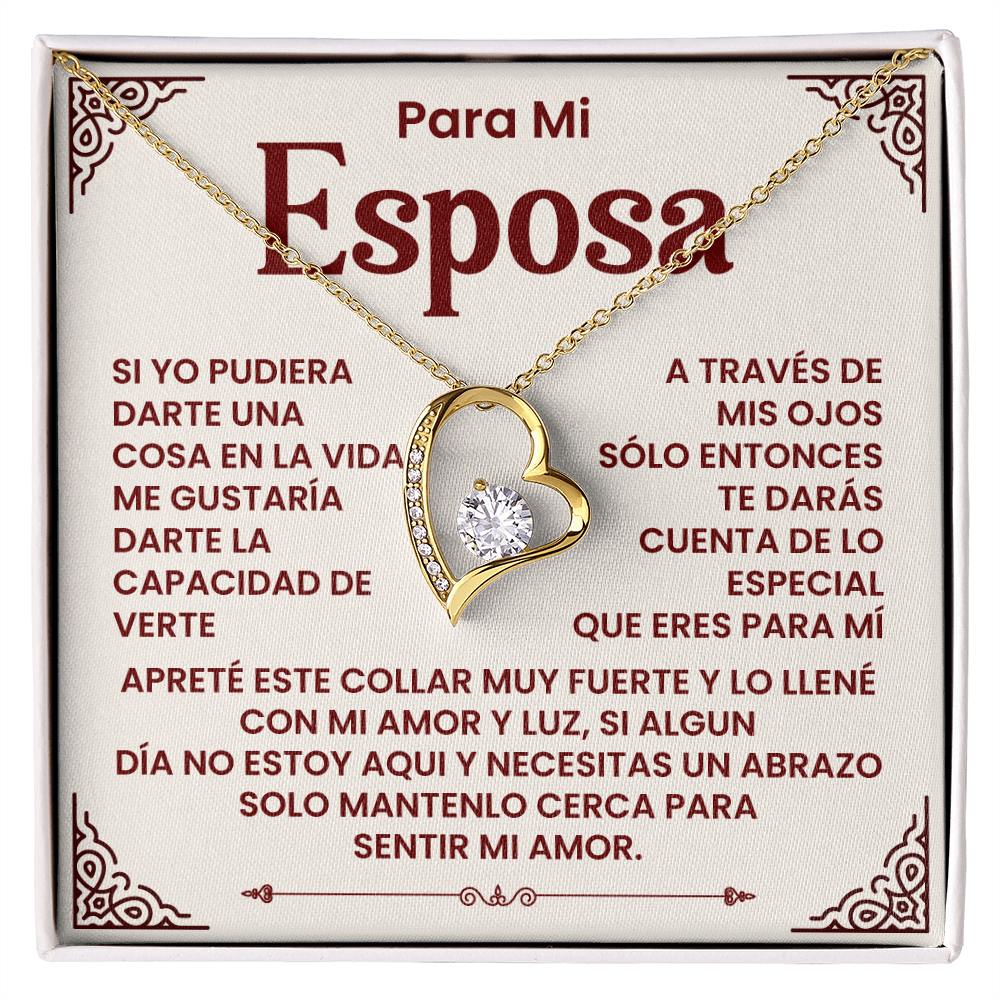 Para Mi Esposa - Un Collar Lleno De Amor, Luz Y Un Abrazo Que Siempre Te Acompaña