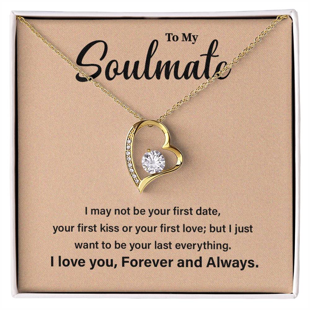 Romantic Soulmate Gift for Her with Card