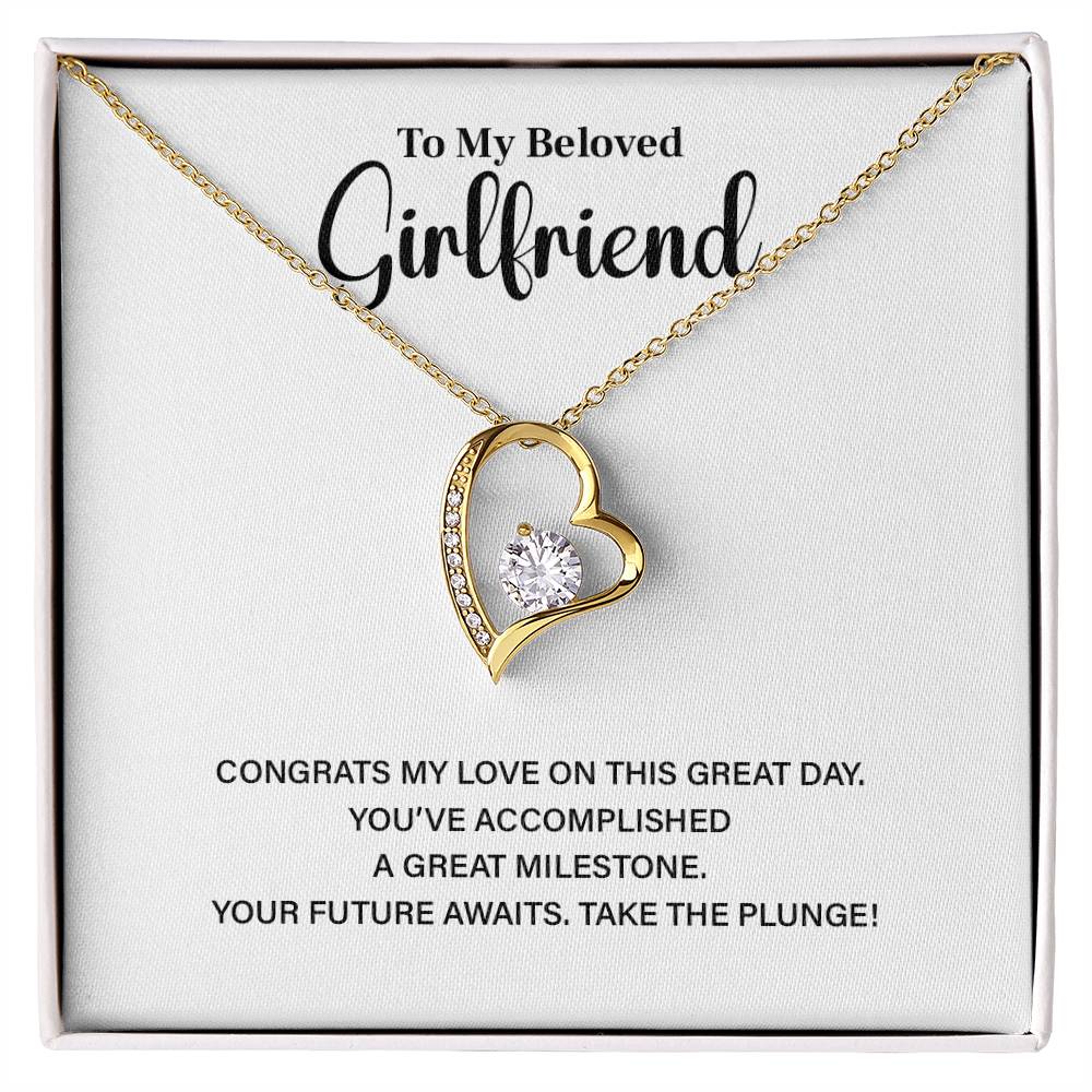 Heart Necklace Graduation Gift for Her