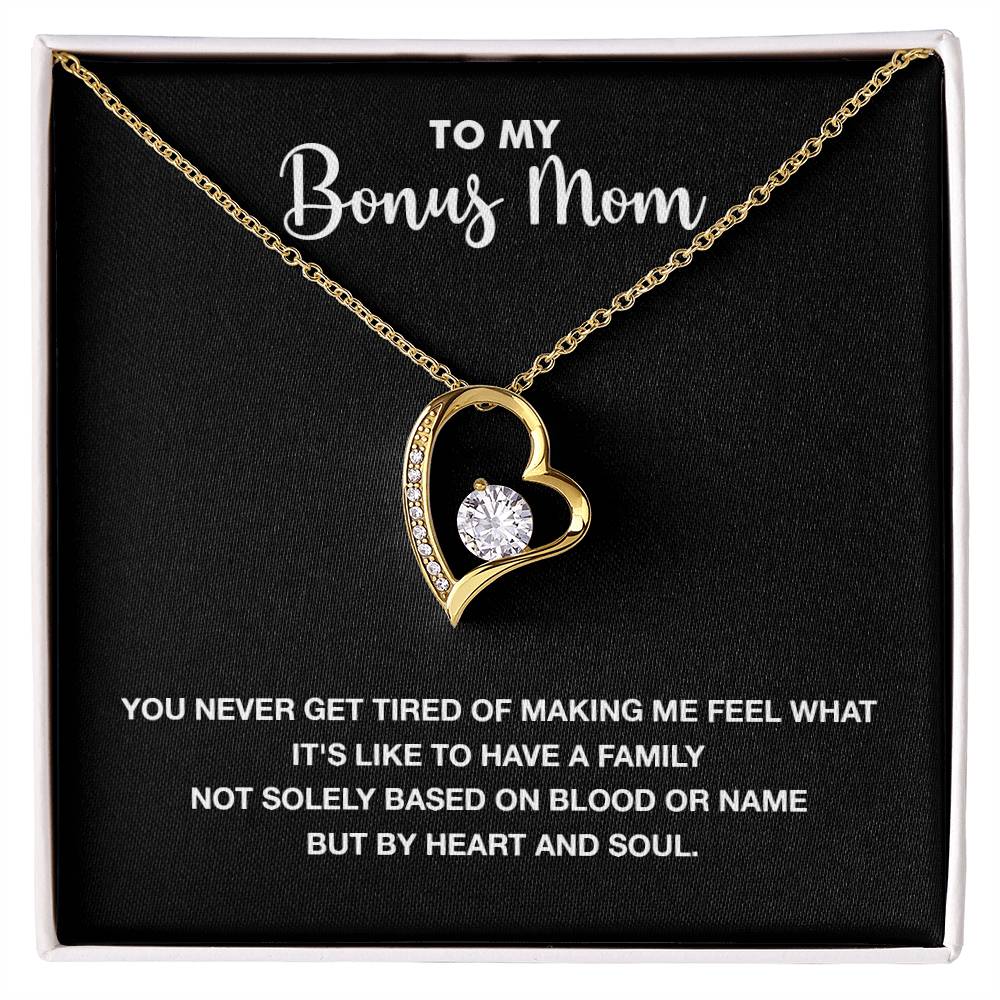 To My Bonus Mom Bonus Mom Necklace Gift Bonus Mom Appreciation Jewelry Meaningful Necklace For Bonus Mom Necklace From Daughter To Bonus Mom Special Bond Bonus Mom Jewelry Sentimental Gift For Bonus Mom Bonus Mom Special Occasion Necklace