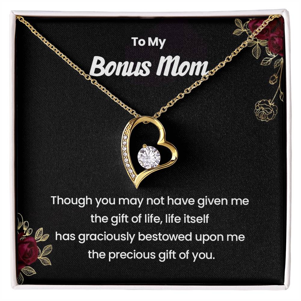 Bonus Mom Necklace Gift from Stepdaughter