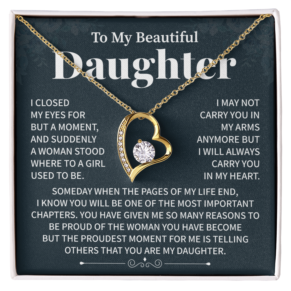 Sentimental Gift for Daughter from Parent with Message Card