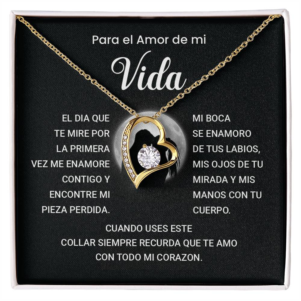 Para el Amor de Mi Vida. El Dia Que Te Mire Por La Primera Vez Me Enamore Contingo Y enconter Mi Pieza perdida.