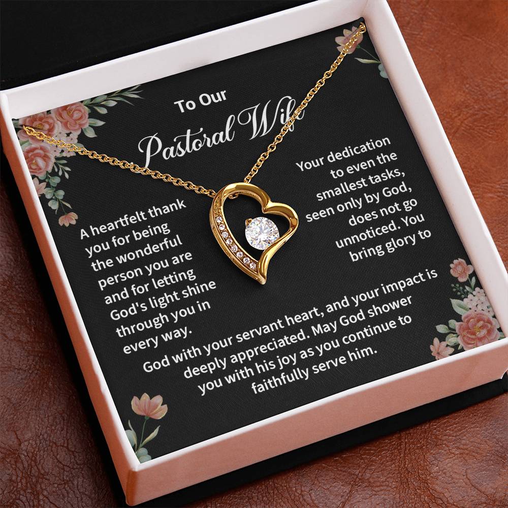 Christian Necklace Gift for Pastoral Wife – With Message Card