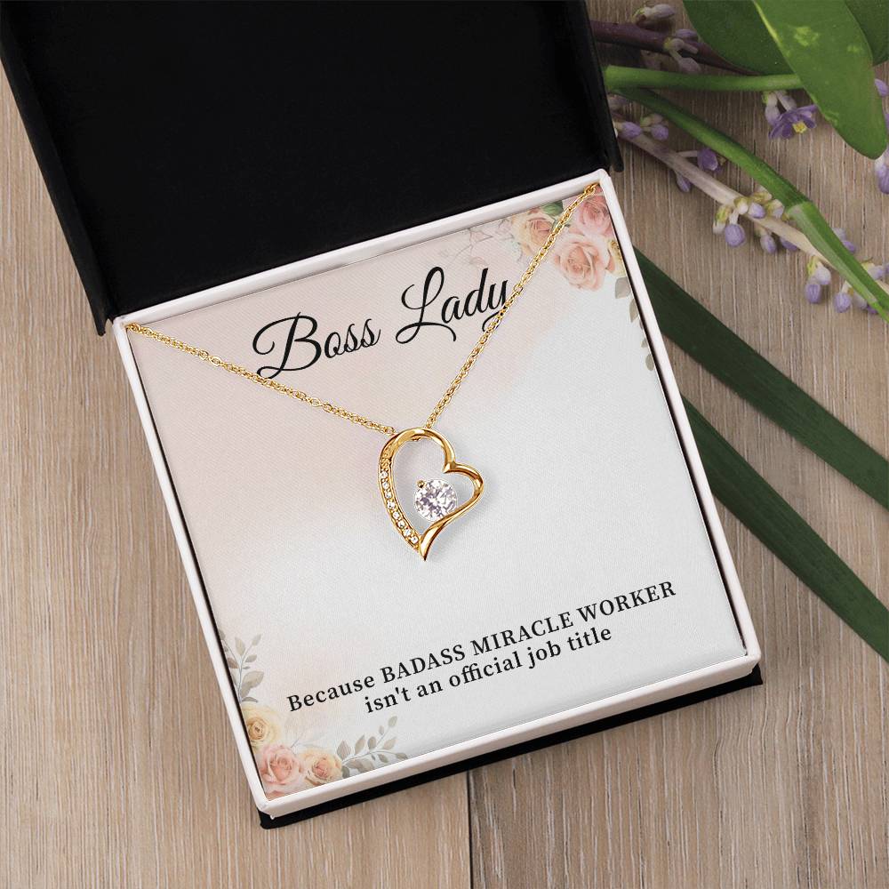 Boss Lady Because Badass Miracle Worker Isn't An Official Job Title
