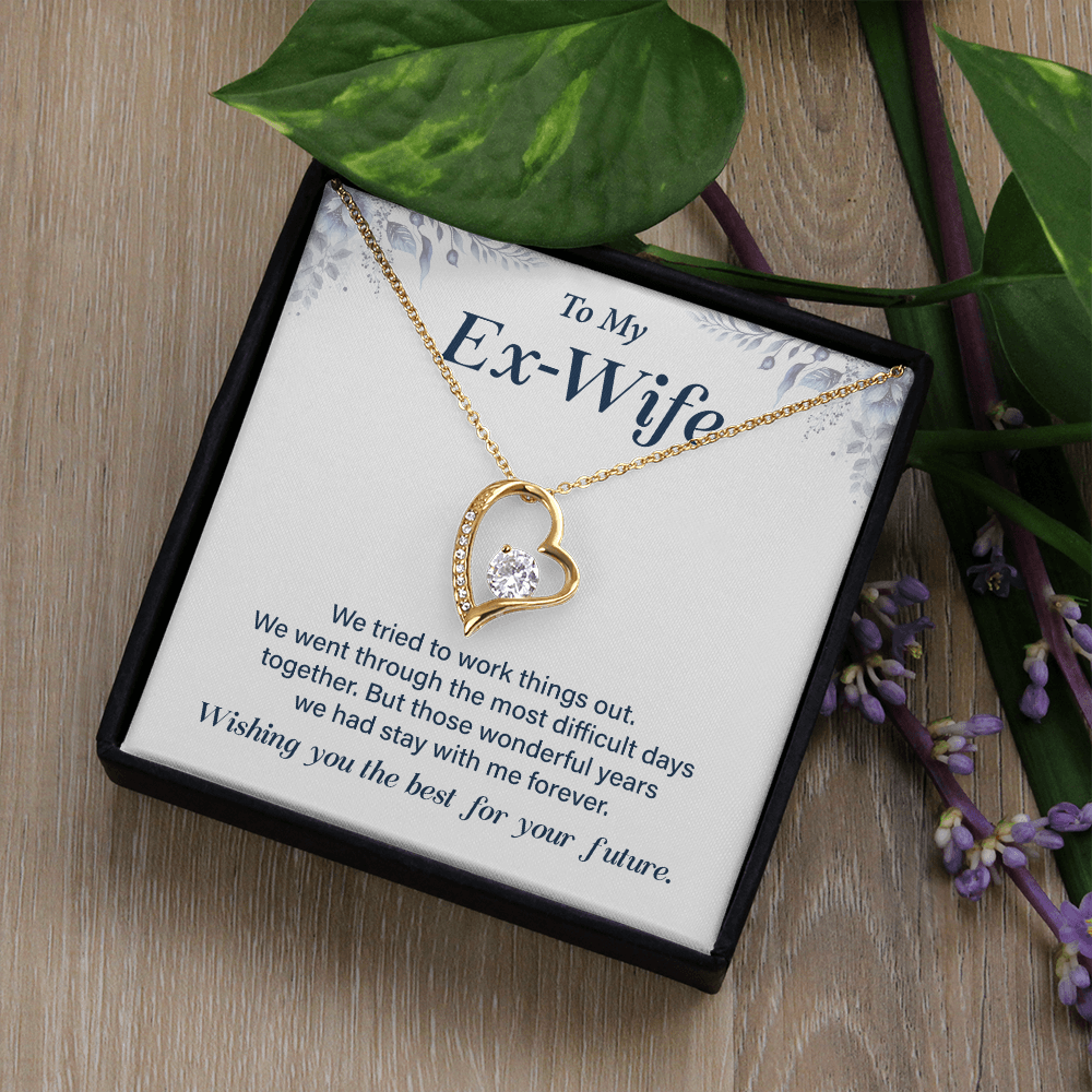 Meaningful Goodbye Gift for Ex-Wife with Kind Words