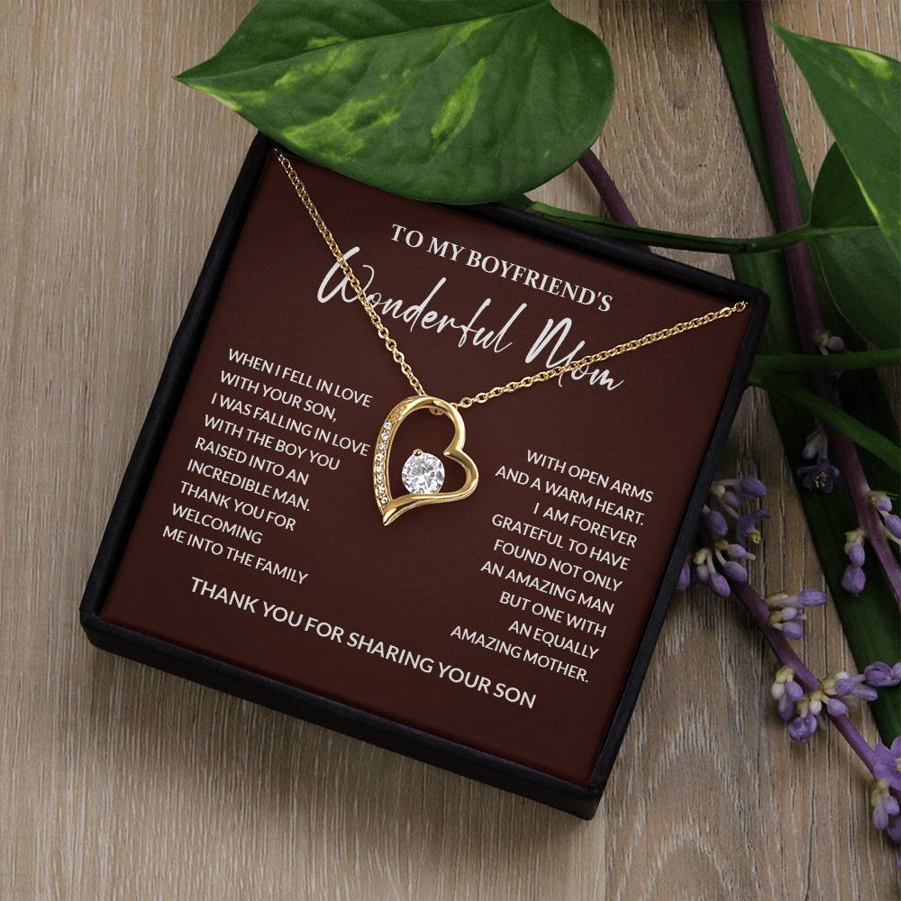 Boyfriend’s Mom Gift – Thank You for Raising an Amazing Son