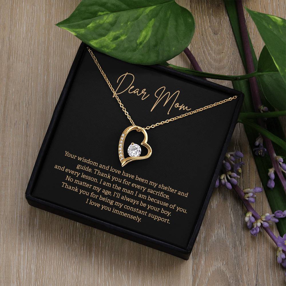 Mom Necklace from Son – Love and Gratitude Gift