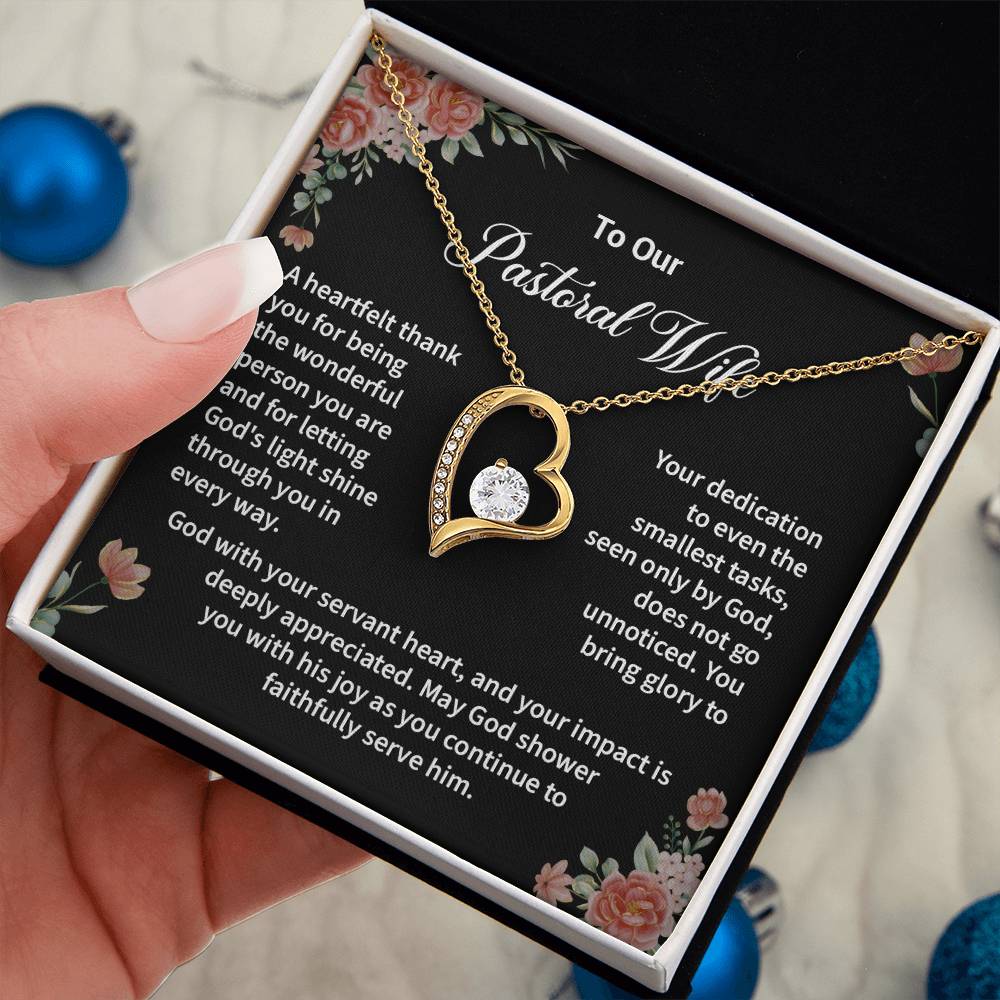 Christian Necklace Gift for Pastoral Wife – With Message Card