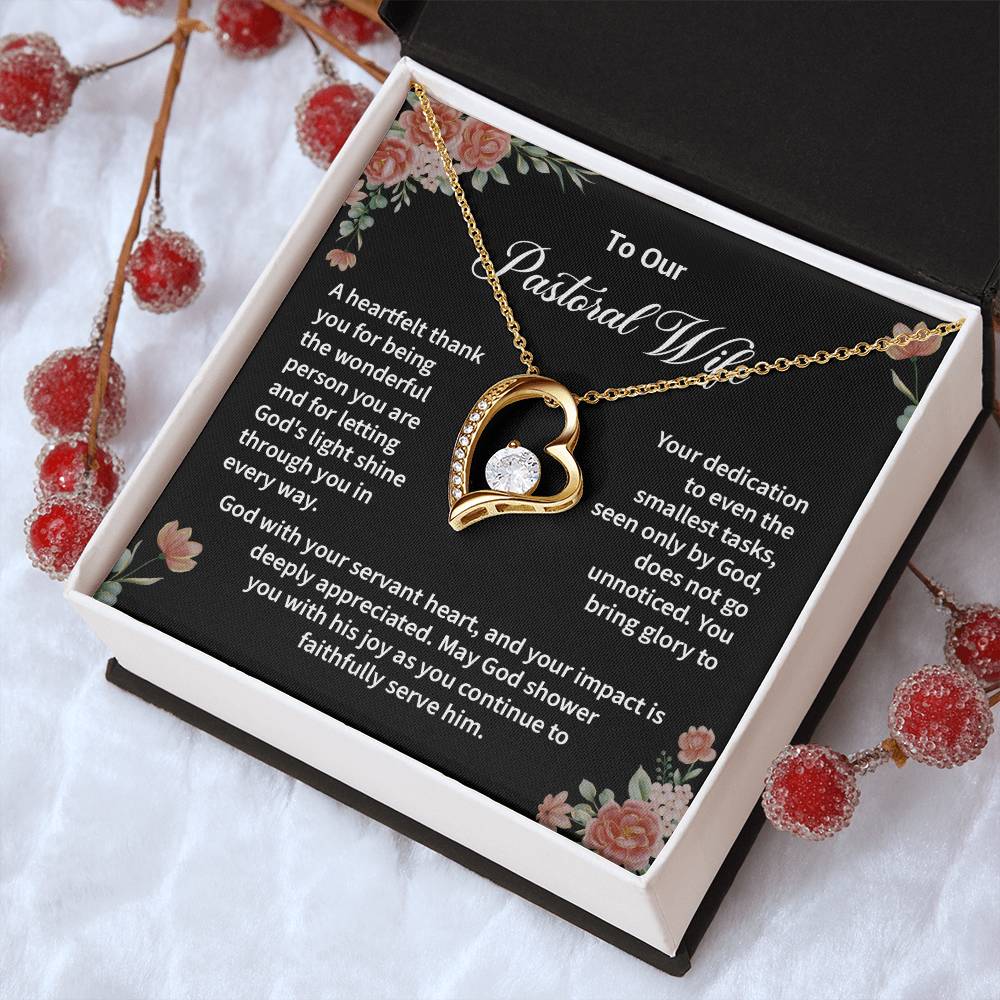 Christian Necklace Gift for Pastoral Wife – With Message Card
