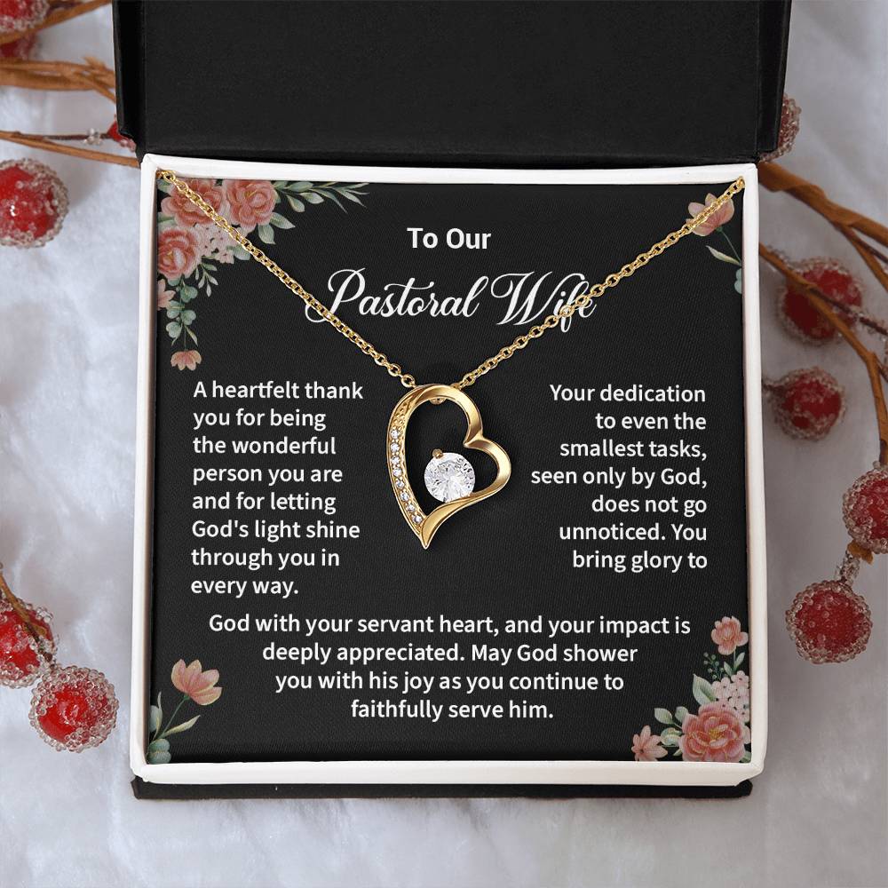 Christian Necklace Gift for Pastoral Wife – With Message Card