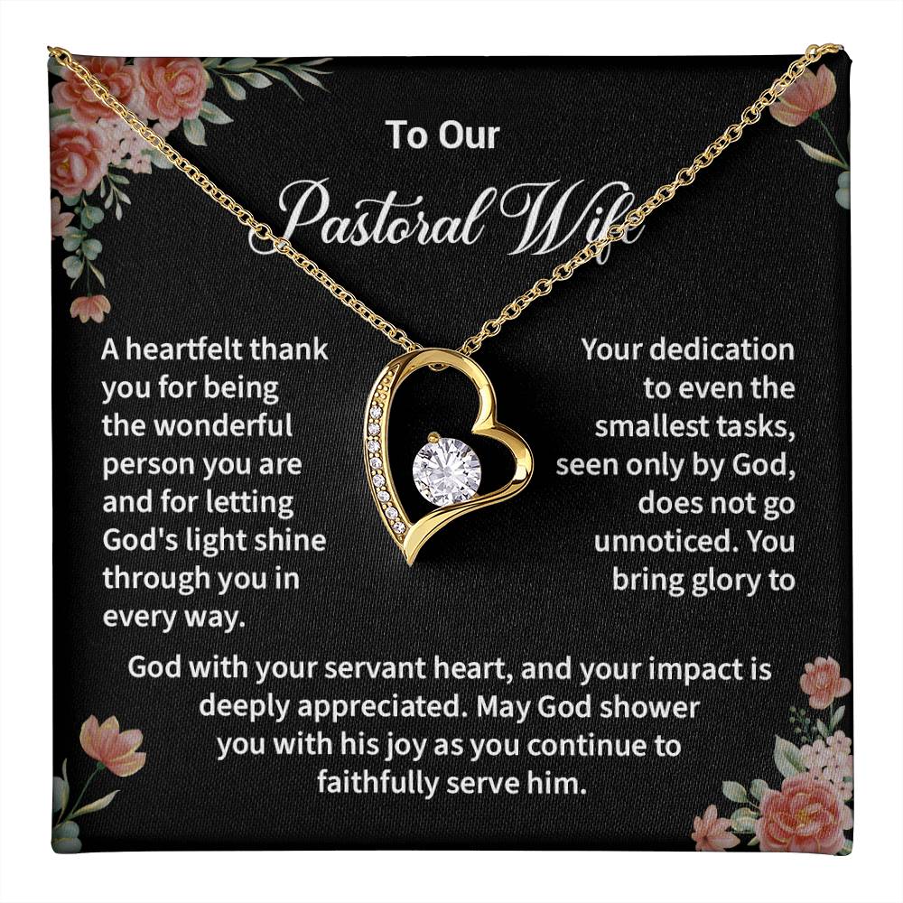 Christian Necklace Gift for Pastoral Wife – With Message Card