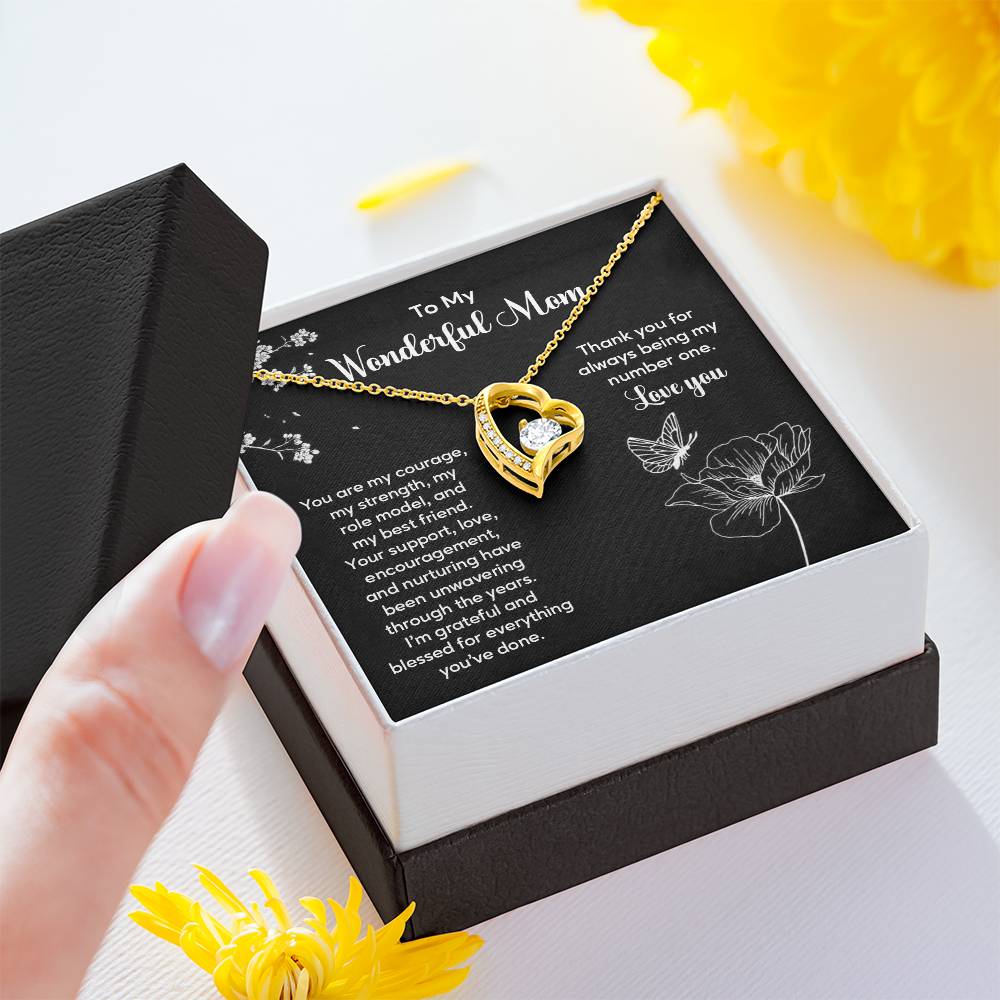 Mother's Day Gift from Daughter – Message Card Jewelry Box