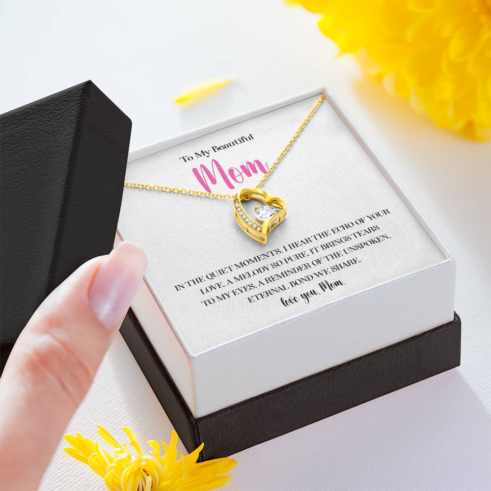 Necklace for Mom With Heartfelt Message Card & Gift Box