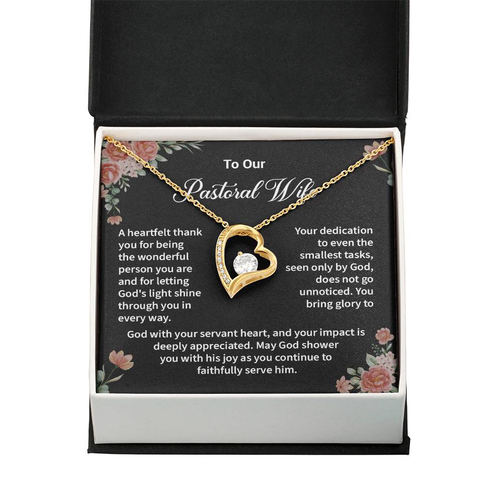 Christian Necklace Gift for Pastoral Wife – With Message Card