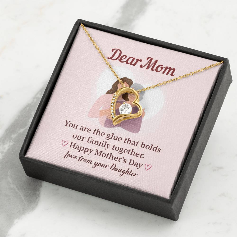 Mother Necklace Gift from Daughter With Gift Box