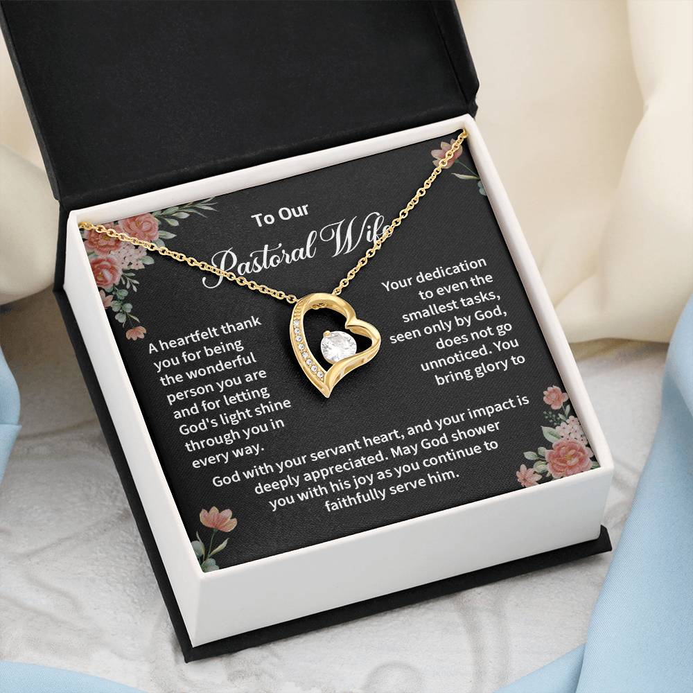 Christian Necklace Gift for Pastoral Wife – With Message Card