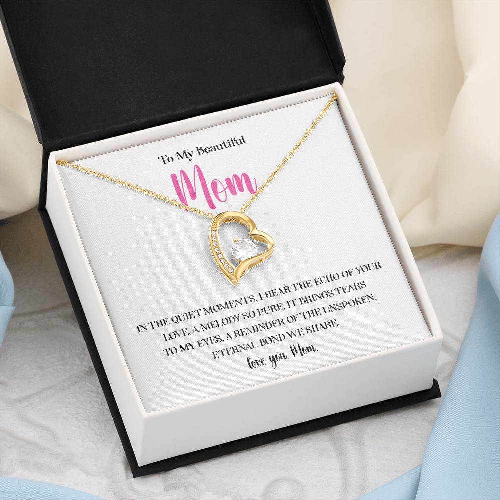 Necklace for Mom With Heartfelt Message Card & Gift Box
