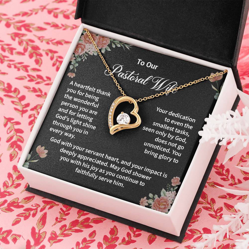 Christian Necklace Gift for Pastoral Wife – With Message Card