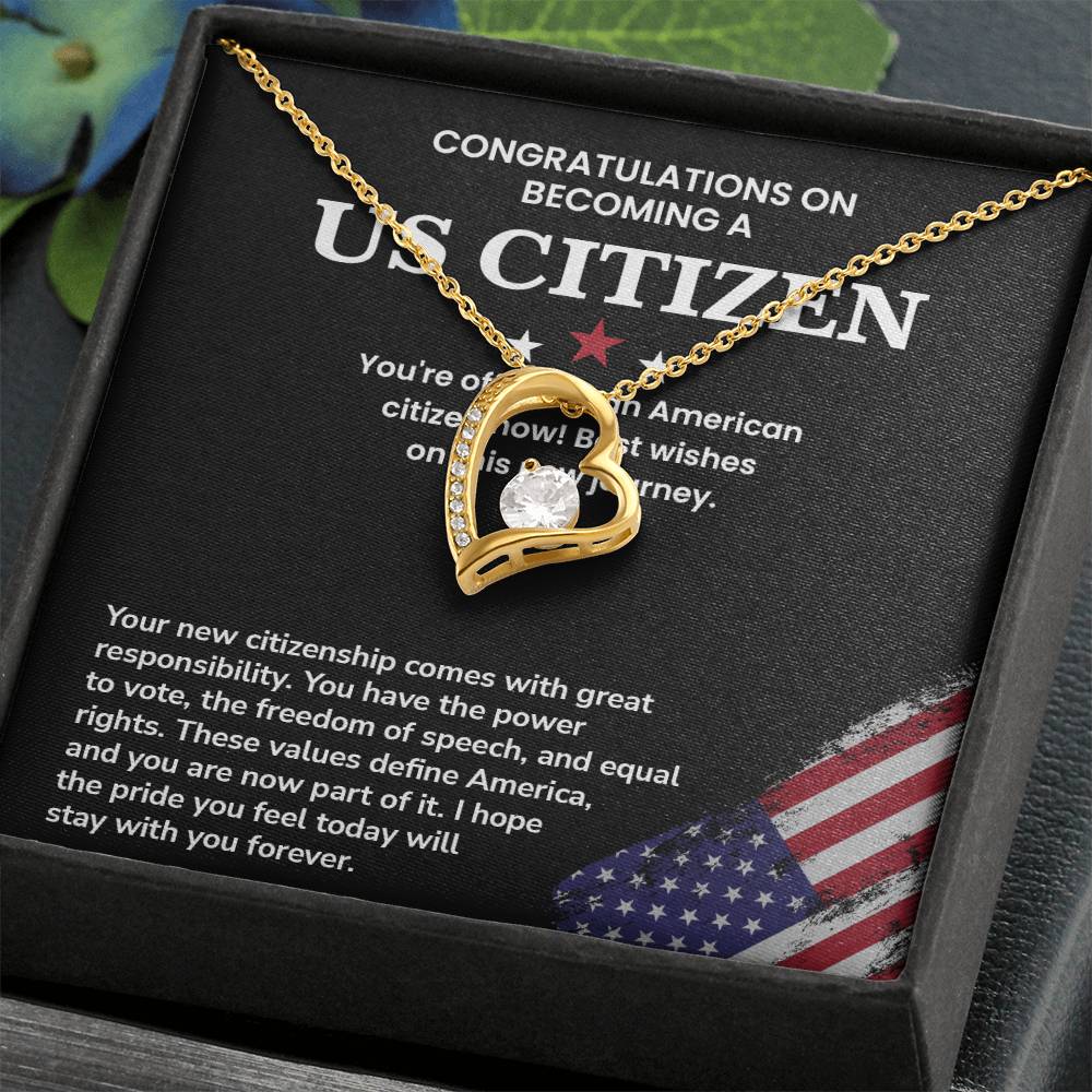 American Citizenship Gift for Her – Patriotic Card Box