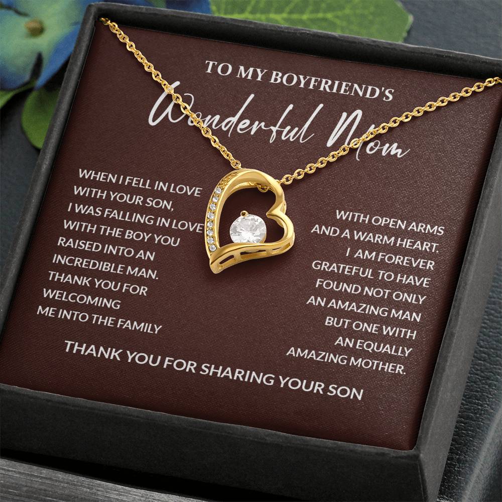Boyfriend’s Mom Gift – Thank You for Raising an Amazing Son