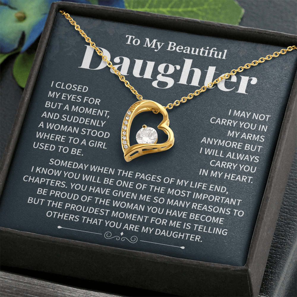Sentimental Gift for Daughter from Parent with Message Card