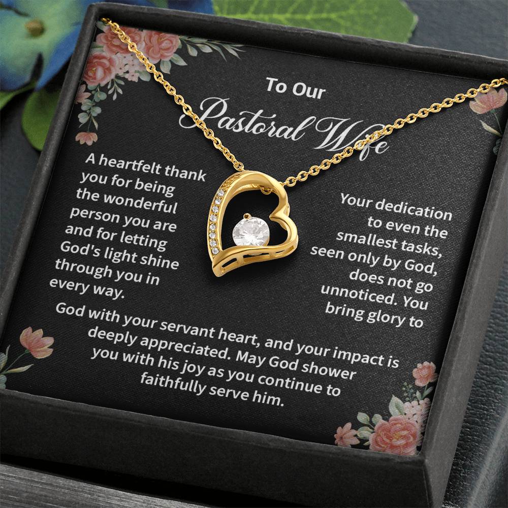 Christian Necklace Gift for Pastoral Wife – With Message Card