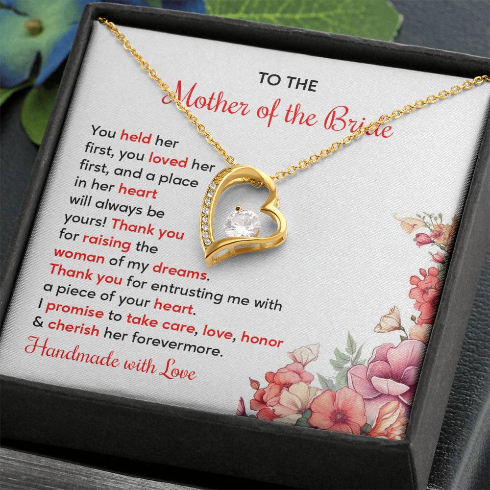 Gift for Mother of the Bride from Groom with Sentimental Card