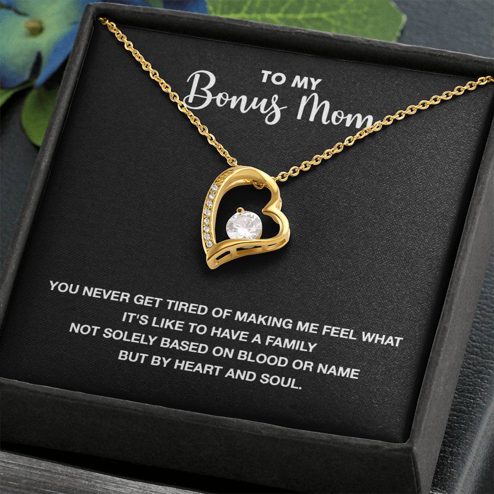 To My Bonus Mom Bonus Mom Necklace Gift Bonus Mom Appreciation Jewelry Meaningful Necklace For Bonus Mom Necklace From Daughter To Bonus Mom Special Bond Bonus Mom Jewelry Sentimental Gift For Bonus Mom Bonus Mom Special Occasion Necklace