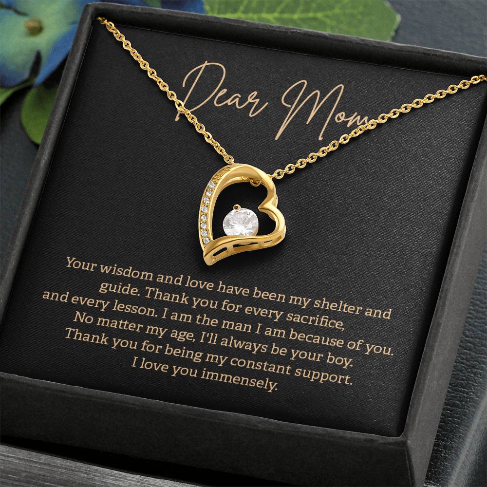Mom Necklace from Son – Love and Gratitude Gift