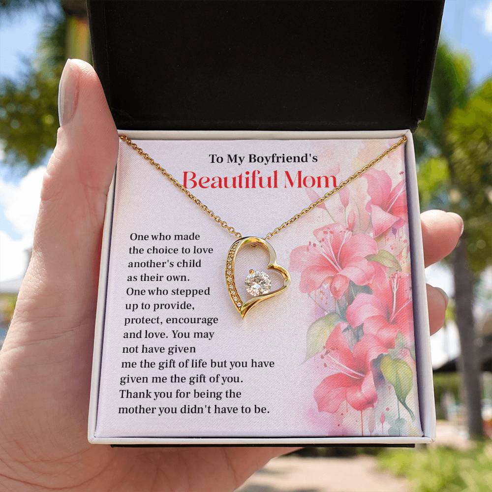 Beautiful Mom Necklace Gift from Boyfriend’s Partner