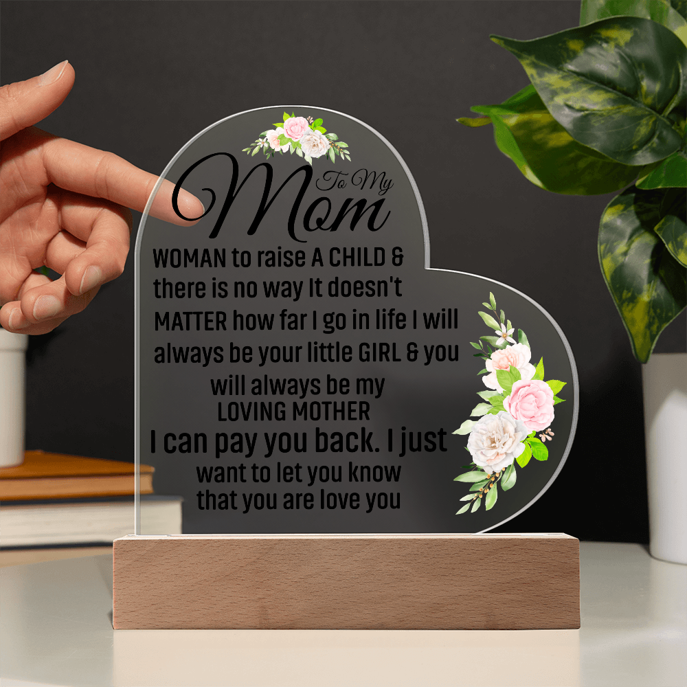 Sentimental Gift for Mother from Daughter Birthday, Mother's Day, or Christmas Gift