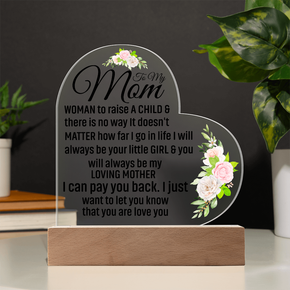 Sentimental Gift for Mother from Daughter Birthday, Mother's Day, or Christmas Gift