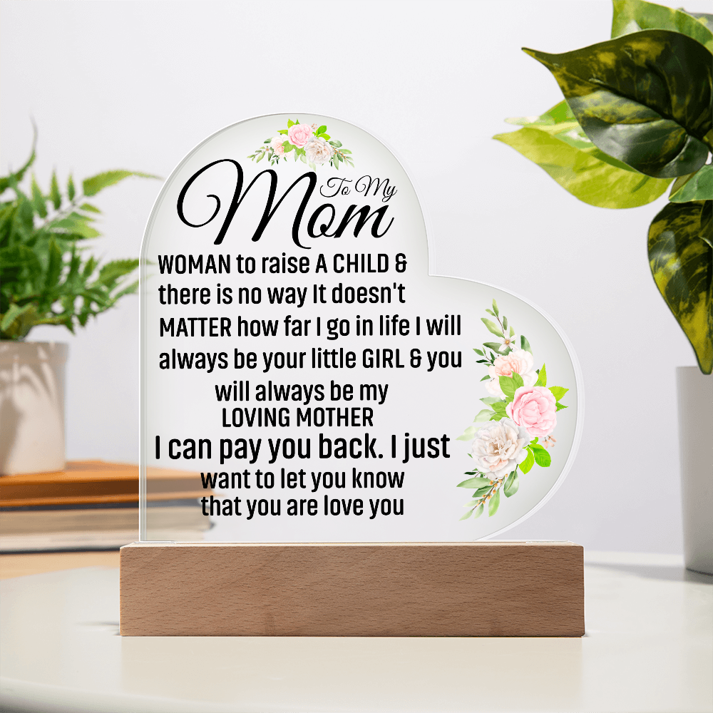 Sentimental Gift for Mother from Daughter Birthday, Mother's Day, or Christmas Gift
