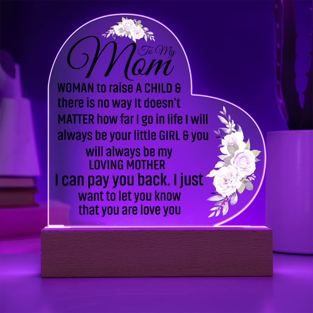 Sentimental Gift for Mother from Daughter Birthday, Mother's Day, or Christmas Gift