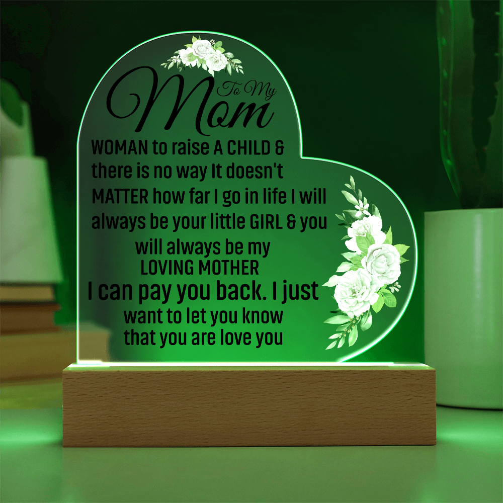 Sentimental Gift for Mother from Daughter Birthday, Mother's Day, or Christmas Gift