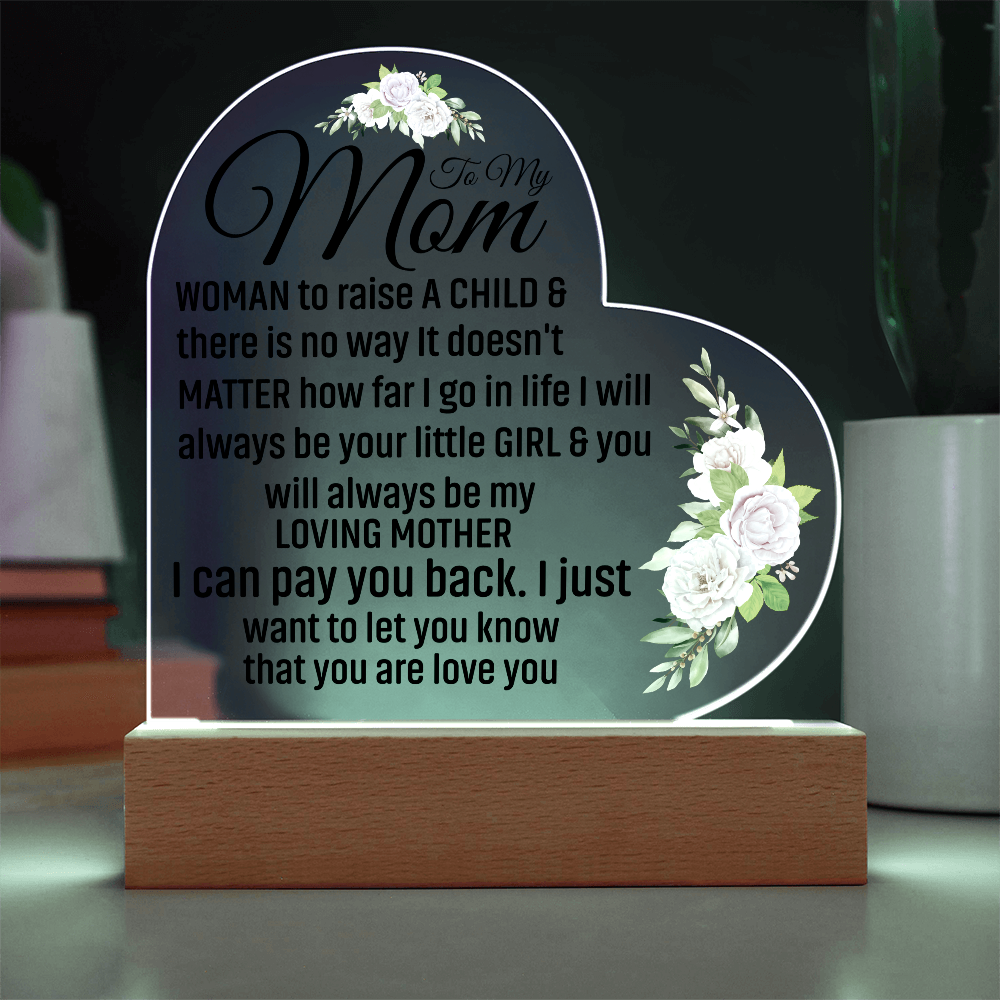 Sentimental Gift for Mother from Daughter Birthday, Mother's Day, or Christmas Gift