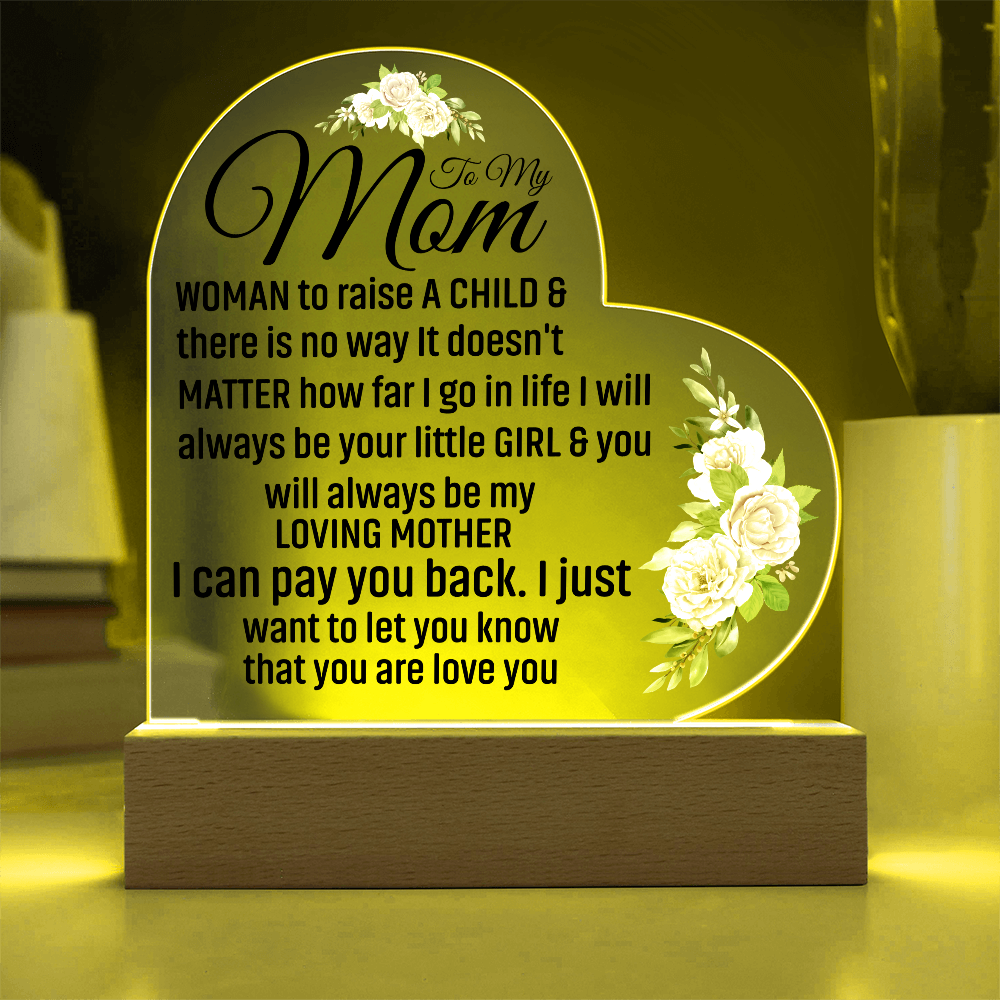 Sentimental Gift for Mother from Daughter Birthday, Mother's Day, or Christmas Gift