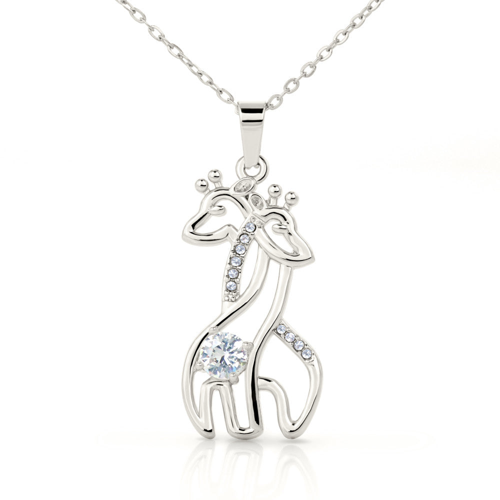 Happy 18th Birthday Necklcae Always Remember, giraff necklace