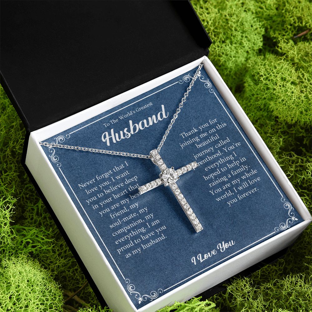 To The World's Greatest Husband - To My Man Necklace Heartfelt Gifts From Wife