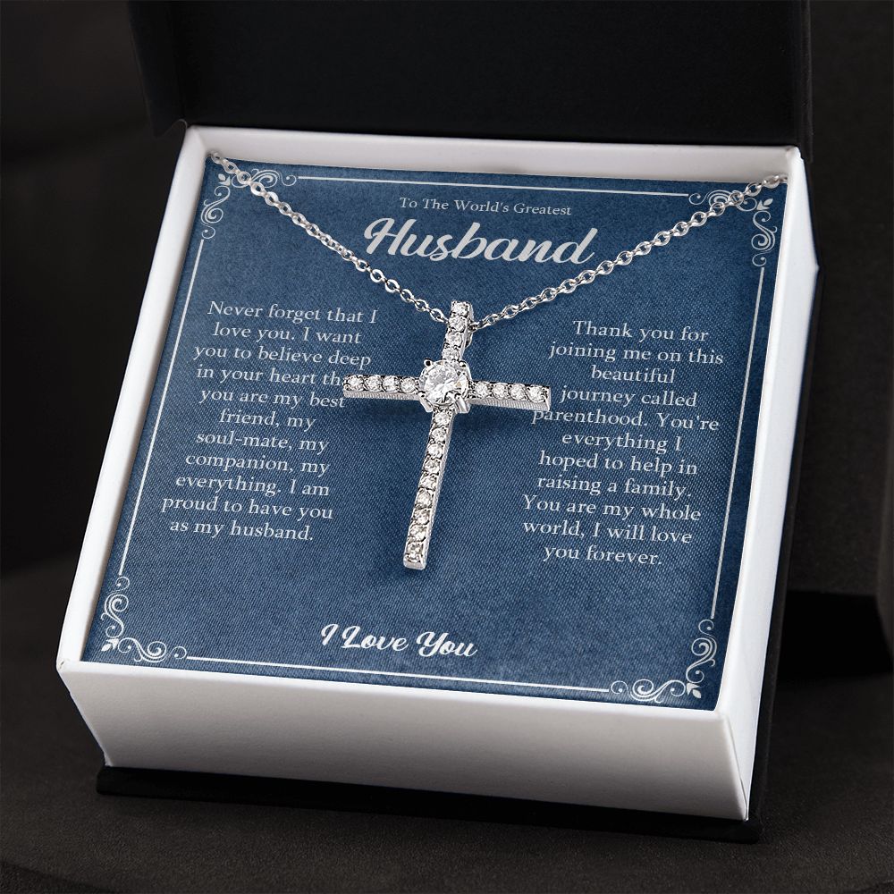 To The World's Greatest Husband - To My Man Necklace Heartfelt Gifts From Wife